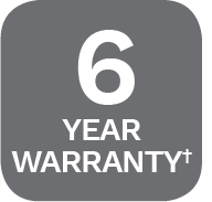 6 year warranty