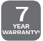 7 year warranty